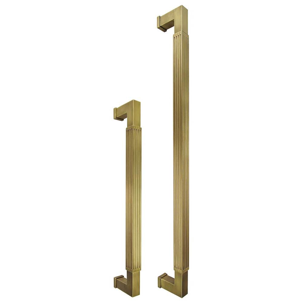 OMNIA - 12'' CC B-B Door Pull US5 - Lacquered Antique Brass