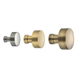 OMNIA - 1-1/4'' Dia. Cabinet Knob US5 - Lacquered Antique Brass