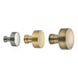 OMNIA - 1-1/4'' Dia. Cabinet Knob US5 - Lacquered Antique Brass