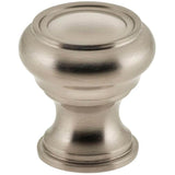 OMNIA - 1'' Dia Cabinet Knob US15 - Lacquered Satin Nickel Plated