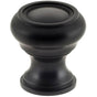 OMNIA - 1 1/4'' Dia Cabinet Knob US10B - Lacquered Oil Rubbed Black