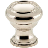 OMNIA - 1 1/4'' Dia Cabinet Knob US14 - Lacquered Polished Nickel Plated