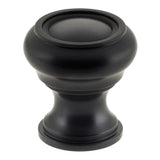 OMNIA - 1 1/2'' Dia Cabinet Knob US10B - Lacquered Oil Rubbed Black