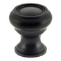 OMNIA - 1 1/2'' Dia Cabinet Knob US10B - Lacquered Oil Rubbed Black