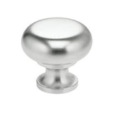 OMNIA - 1-7/32'' Dia.Cabinet Knob US26D - Satin Chrome Plated