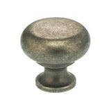 OMNIA - 1-7/32'' Dia. Cabinet Knob Vi - Vintage Iron