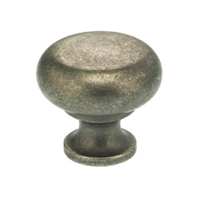 OMNIA - 1-9/16'' Dia. Cabinet Knob Vi - Vintage Iron