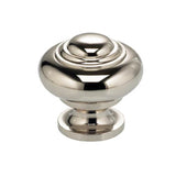 OMNIA - 1'' Dia. Cabinet Knob US14 - Lacquered Polished Nickel Plated