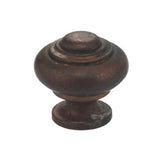OMNIA - 1'' Dia. Cabinet Knob Vb - Vintage Brass