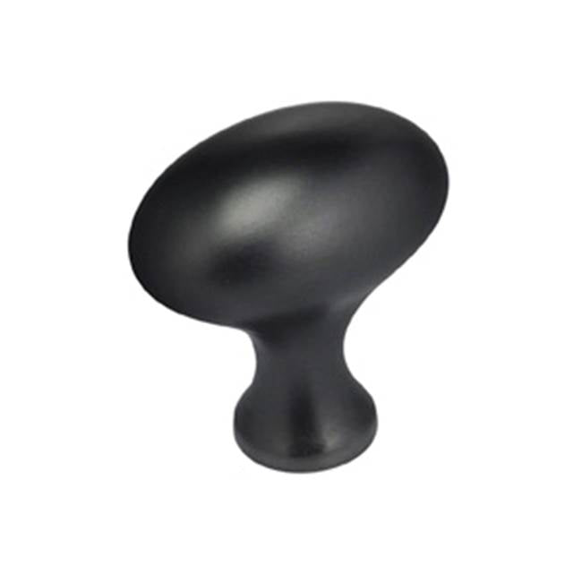 OMNIA - 1-3/16'' Dia. Cabinet Knob 10B - Lacquered Oil Rubbed Black
