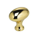 OMNIA - 1-3/8'' Dia. Cabinet Knob US3 - Lacquered Polished Brass