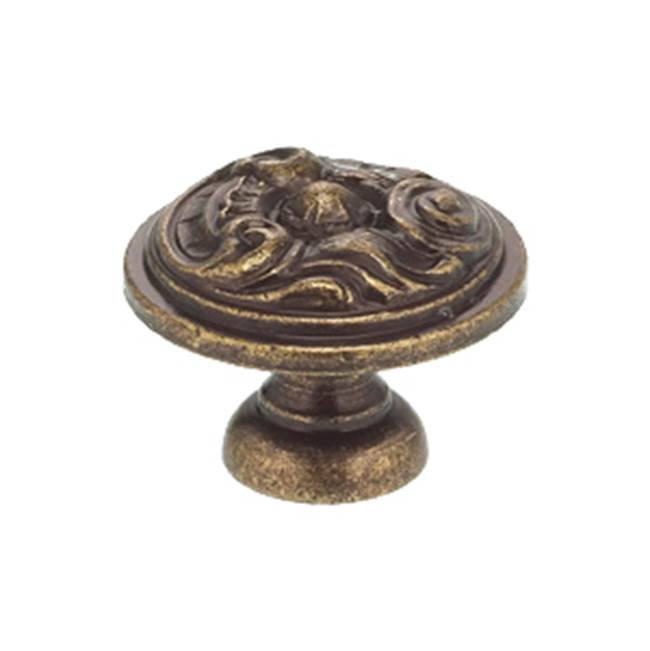 OMNIA - 1-3/8'' Dia. Cabinet Knob Sb - Lacquered Shaded Bronze
