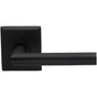 OMNIA - Mod.Lvr,Rect.Rose,Lh Sd US10B - Lacquered Oil Rubbed Black