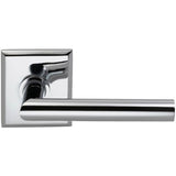 OMNIA - Mod.Lvr,Rect.Rose,Pass. US26 - Polished Chrome Plated