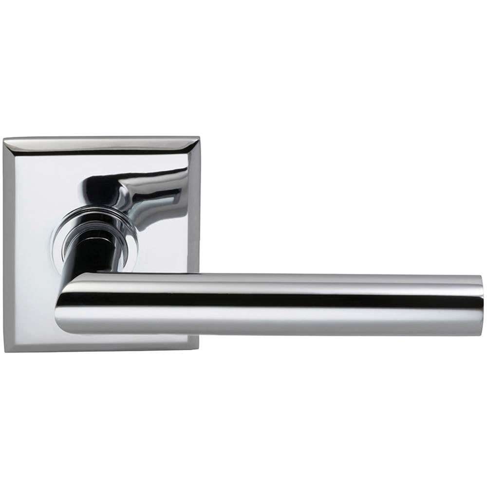 OMNIA - Mod.Lvr,Rect.Rose,Priv. US26 - Polished Chrome Plated