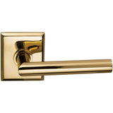 OMNIA - Mod.Lvr,Rect.Rose,Pass. US3 - Lacquered Polished Brass