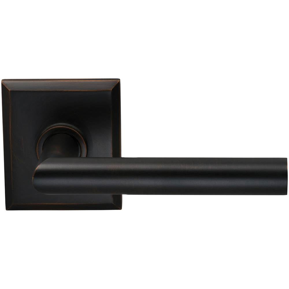OMNIA - Mod.Lvr,Rect.Rose,Rh Sd Tb - Lacquered Tuscan Bronze