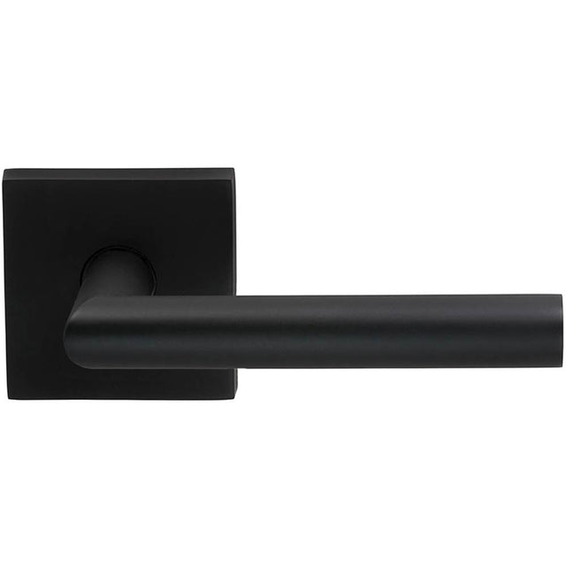OMNIA - Mod.Lvr,Sq.Rose,Pass. US10B - Lacquered Oil Rubbed Black