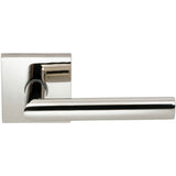 OMNIA - Mod.Lvr,Sq.Rose,Lh Sd US4 - Lacquered Satin Brass