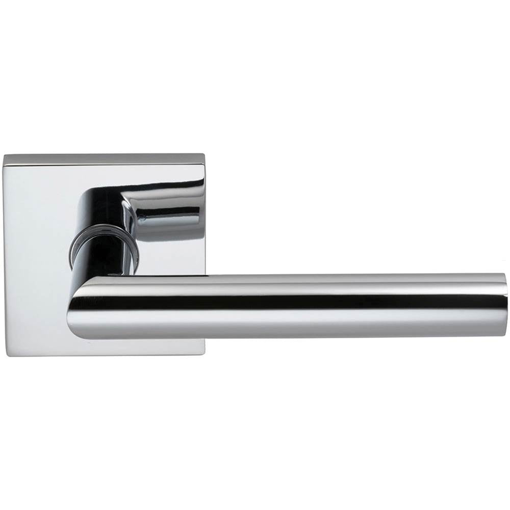OMNIA - Mod.Lvr,Sq.Rose,Priv. US26 - Polished Chrome Plated