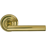 OMNIA - Mod.Lvr,Trad.Rose,Lh Sd US3 - Lacquered Polished Brass