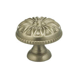 OMNIA - 1'' Dia. Cabinet Knob US15 - Lacquered Satin Nickel Plated