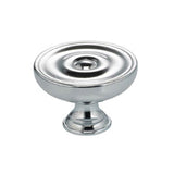 OMNIA - 1-3/16'' Dia. Cabinet Knob US26 - Polished Chrome Plated
