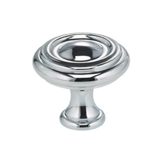 OMNIA - 1-9/16'' Dia. Cabinet Knob US26 - Polished Chrome Plated