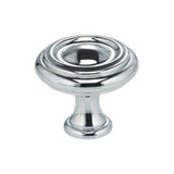 OMNIA - 1-9/16'' Dia. Cabinet Knob US26 - Polished Chrome Plated