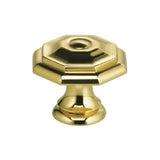 OMNIA - 1'' Dia. Cabinet Knob US3 - Lacquered Polished Brass