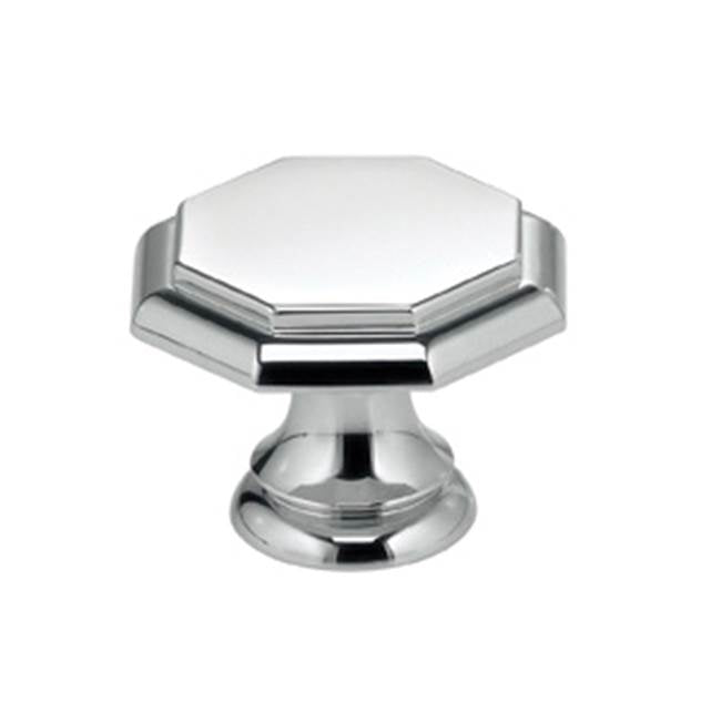 OMNIA - 1-3/16'' Dia. Cabinet Knob US26 - Polished Chrome Plated