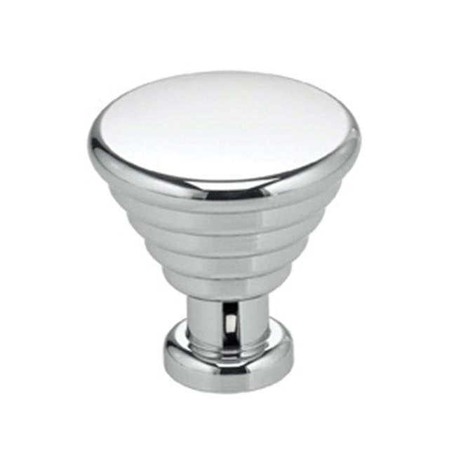 OMNIA - 1'' Dia. Cabinet Knob US26 - Polished Chrome Plated