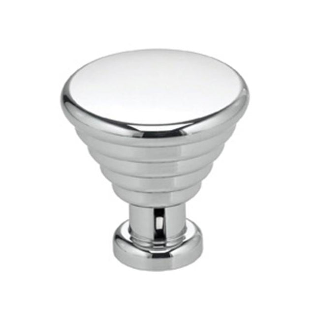 OMNIA - 1-3/16'' Dia. Cabinet Knob US26 - Polished Chrome Plated