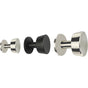 OMNIA - 1'' Dia. Cabinet Knob US5 - Lacquered Antique Brass