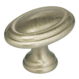 OMNIA - 1-9/16'' Dia. Cabinet Knob US15 - Lacquered Satin Nickel Plated