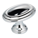 OMNIA - 1-3/16'' Dia. Cabinet Knob US26 - Polished Chrome Plated