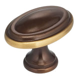 OMNIA - 1-9/16'' Dia. Cabinet Knob Sb - Lacquered Shaded Bronze
