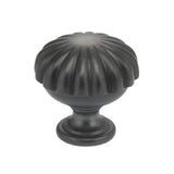 OMNIA - 1'' Dia. Cabinet Knob US10B - Lacquered Oil Rubbed Black