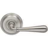 OMNIA - Passage Set 238/138 with 014 US15 - Lacquered Satin Nickel Plated
