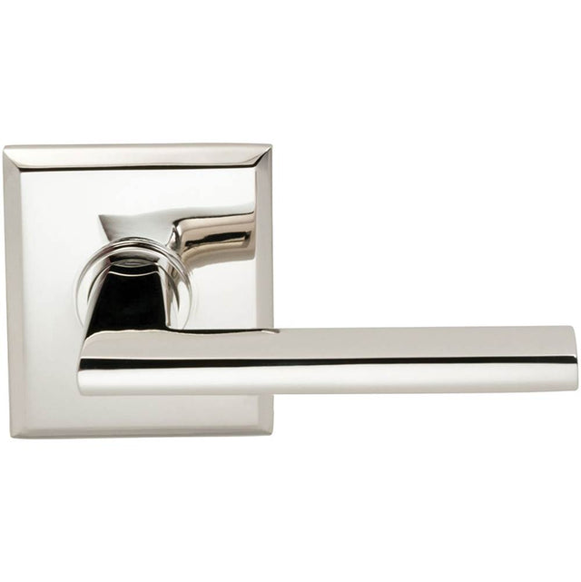 OMNIA - Wdg.Lvr,Rect.Rose,Pass. US14 - Lacquered Polished Nickel Plated