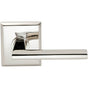 OMNIA - Wdg.Lvr,Rect.Rose,Pass. US14 - Lacquered Polished Nickel Plated