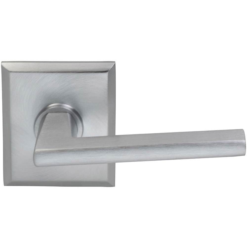 OMNIA - Wdg.Lvr,Rect.Rose,Pass. US26D - Satin Chrome Plated