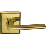 OMNIA - Wdg.Lvr,Rect.Rose,Priv. US3 - Lacquered Polished Brass