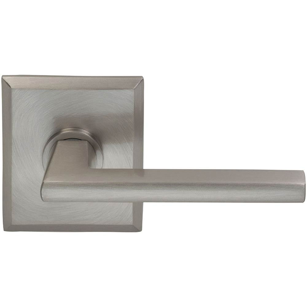 OMNIA - Wdg.Lvr,Rect.Rose,Pass. US15 - Lacquered Satin Nickel Plated