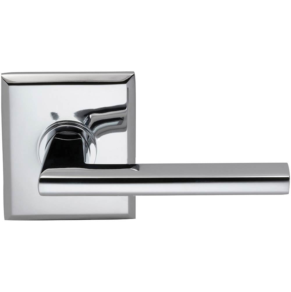 OMNIA - Wdg.Lvr,Rect.Rose,Pass. US26 - Polished Chrome Plated