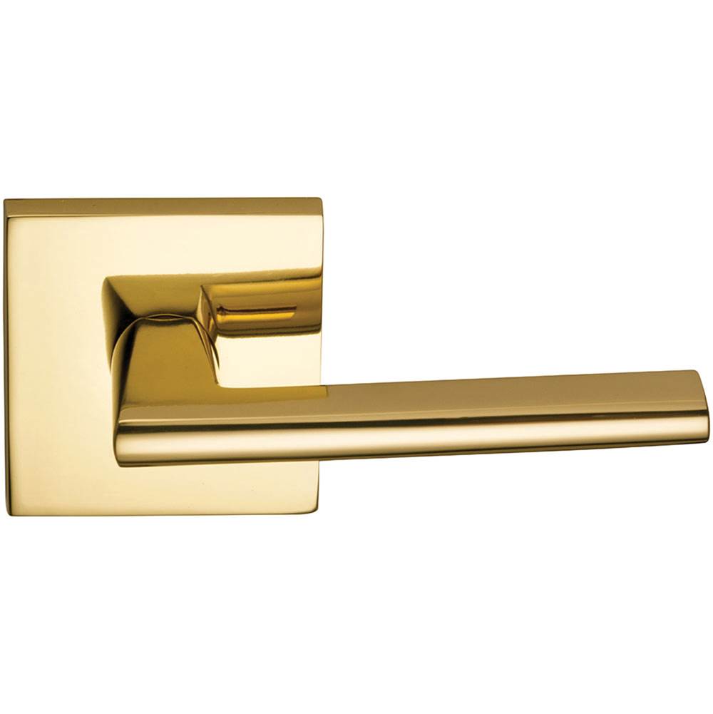 OMNIA - Wdg.Lvr,Sq.Rose,Pass. US3 - Lacquered Polished Brass