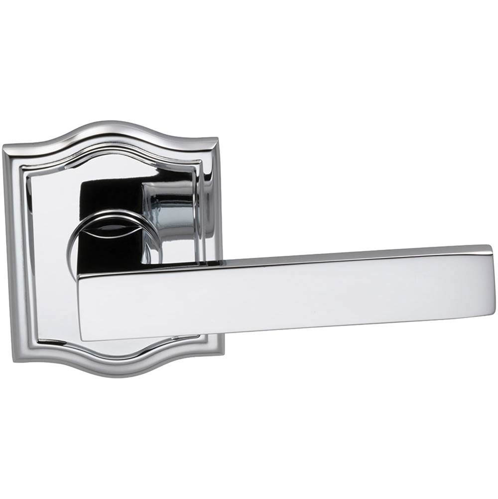 OMNIA - Sq.Lvr, Arch.Rose,Rh Sd US26 - Polished Chrome Plated