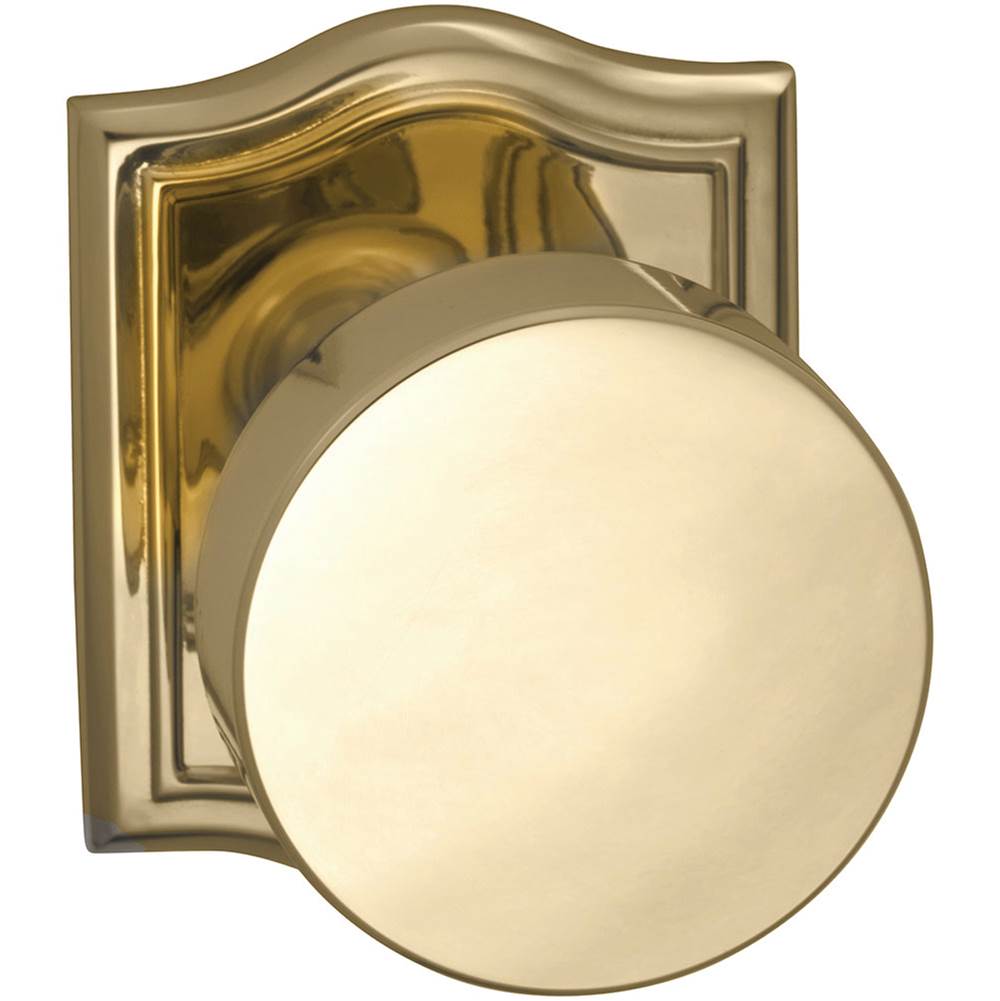 OMNIA - Puck.Kn,Arch Rose,Pass. US3 - Lacquered Polished Brass