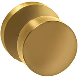 OMNIA - Puck Knob,Mod.Rose,Pass. US4 - Lacquered Satin Brass