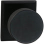 OMNIA - Puck Knob,Rect.Rose,Pass.US10B - Lacquered Oil Rubbed Black